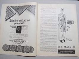 Eeva 1941 nr 4 Naisia, joiden ääni kuuluu, Puolalaisesta samettitakista kevyeen silkkipuseroon, Rakkautta Suomea kohtaan II, Parisilaisia hetkiä, Romanian asekroisos