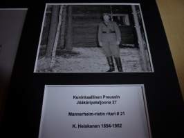 Kaarlo Heiskanen, Mannerheim-ristin ritari, valokuvat, paspiksen koko A4. Jääkäripataljoona 27, esim. lahjaksi. Myös muita Mannerheim-ristin ritareita, kysy.