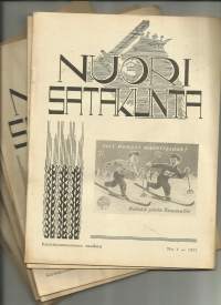 Nuori Satakunta 1955 vsk  yht 11 lehteä