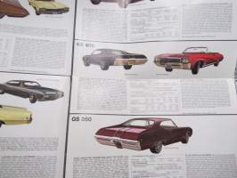 Buick 1968 -sales brochure / myyntiesite, Oy Turun Autohalli Ab -leimattu
