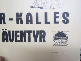 Kippari-Kalle hurjat seikkailut - Skeppar-Kalles vilda äventyr, 1944 -elokuvajuliste / movie poster