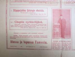 Matkustava Elävienkuvien teatteri - Resande Lefvandebilders teater Imatra, Paksunen (Paksukainen?) ja sietämätön jano / Torpantyttö / Charlie Chaplin -elokuvajuliste