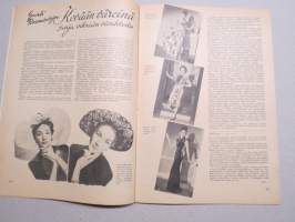 Eeva 1947 nr 3 kansikuva Tasavallan presidentin puoliso kirjoittaa nimensä Suurkisa-adressiin, Suomalainen nainen opettaa Maharanille englannin kieltä, ym.