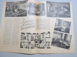 Eeva 1947 nr 3 kansikuva Tasavallan presidentin puoliso kirjoittaa nimensä Suurkisa-adressiin, Suomalainen nainen opettaa Maharanille englannin kieltä, ym.