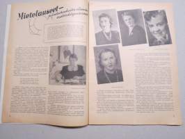 Eeva 1946 nr 12 Mietelauseet - pelastusrenkaita elämän vastoinkäymisissä, Jumalan armon rihkamakauppa, Tragediennen iloisia muistoja, Yhteistalo, ym.