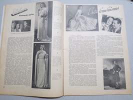 Eeva 1946 nr 3 kansikuva neiti Brita Levón, Mitä on inspiratio?, Miss Hu Tsi-Pang tutustuu Suomeen, Miss Jäderholm-Snellman Lontoon näkradiossa, Vihittyjä, ym.