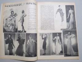 Eeva 1946 nr 6 kansikuva Aino-Inkeri Notkola ja Vappu Elo kansanteatterissa, Morsiameni pukuko?, Romantiikkaa Uruguaylaisessa täysihoitolassa, Mitä on juhannus?, ym.