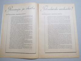 Eeva 1946 nr 2 kansikuva Pariisi luo uutta, Kreivitär runoilee rakkaudesta, Kuin Pariisin kattojen yllä, Helsinki ja Turku solmivat kulttuurisuhteita, Virginia, ym.