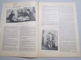 Eeva 1946 nr 2 kansikuva Pariisi luo uutta, Kreivitär runoilee rakkaudesta, Kuin Pariisin kattojen yllä, Helsinki ja Turku solmivat kulttuurisuhteita, Virginia, ym.
