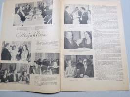 Eeva 1946 nr 1 kansikuva Kevään nainen, Gabriela Mistral, rakkauden, lasten ja kotimaan runolija, Itkevät ruusut, Iltajuhlissa, Mr Järvinen tuli New Yorkista, ym.