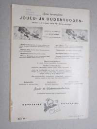 Eeva 1946 nr 11 kansikuva Oopperalaulajatar Doris hovimaa, Tanssijattaren ja runoilijan avioliitto, Arkkitehti Kyllikki Halme - Vain 32m, Kunka se lkoi..., ym.