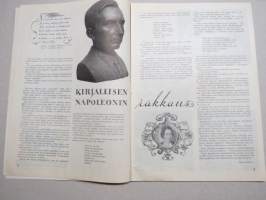 Eeva 1945 nr 7 kansikuva rouva Vivica Charpentier, Kirjallisen Napoleonin rakkaus, Kesäistä onnea, Kaksi ihmistä, 70-vuotiaan modernismia ja eleganssia, ym.