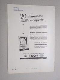 Eeva 1945 nr 5 kansikuva Kesähattu Metsäpäivien naisten matinean pukuesityksessä, Kansa valitsi Kevään kuningattaren, Annetaanko miehen uskottomuus anteeksi?, ym.