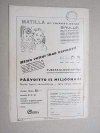 Eeva 1944 nr 9 kansikuva Häät Punjon kartanossa, Naisen aatokset..., Paljon säästin, Jätkänä jätkien parissa, Kuunteletko muutakn kuin uutisia?, Tapaaminen, ym.