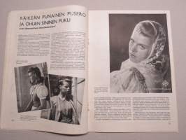 Eeva 1943 nr 3 Avioliiton ongelmia, Rakkaus, taide ja kuolema, Neljä kirjettä, Hotellinisäntien kuningas, Räikeän punainen pusero ja ohuen sininen puku, ym.