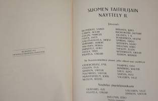 Suomen taiteilijain näyttely II 1914.   Luettelo