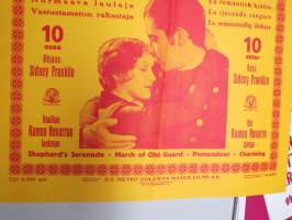 Luutnantti Huimapää - Löjtnant Våghals, Ramon Novarro -elokuvajuliste / movie poster