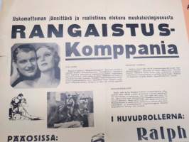 Rangaistuskomppania (Ranskan muukalaislegioona) Straffkompaniet, Loretta Young, Ralph Forbes -elokuvajuliste / movie poster