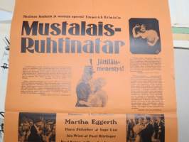 Mustalaisruhtinatar (Emmerich Kalman) Czardas-Fusrstinnan, Martha Eggerth, Hans Söhnker, Inge List -elokuvajuliste / movie poster