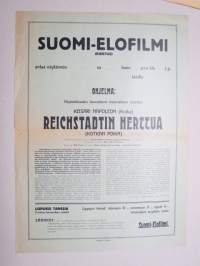 Keisari Napoleon (Kotka) Reichstadtin Herttua (Kotkan poika) Suomi-Elofilmi (kiertue) -elokuvajuliste / movie poster