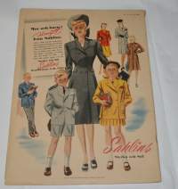 Damernas värld  14  1945 Käsityölehti