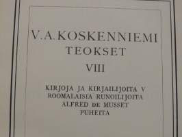 V.A. Koskenniemi teokset VIII.