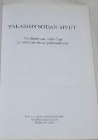 Salaisen sodan sivut  tiedustelua, vakoilua ja salatoimintaa jatkosodassa
