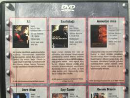 DVD six pack Saalistaja - Spy game - Ali - Armoton maa -Dark blue - Donnie Brasco DVD - elokuva suom. txt