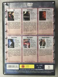 DVD six pack Saalistaja - Spy game - Ali - Armoton maa -Dark blue - Donnie Brasco DVD - elokuva suom. txt