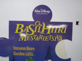 Basil hiiri - Mestarietsivä - mainosständi 2000-luvun alusta, taitettava, 90 x 160 cm