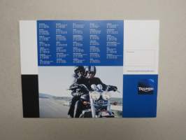 Triumph 2007 motorcycles / moottoripyörät - myyntiesite / sales brochure