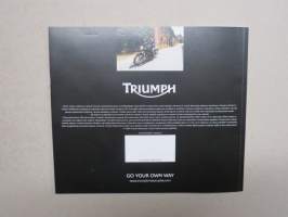 Triumph 2009 motorcycles / moottoripyörät - myyntiesite / sales brochure