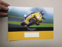 Triumph 2001 sport motorcycles / moottoripyörät - myyntiesite / sales brochure