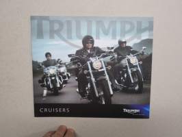 Triumph 2009 cruisers motorcycles / moottoripyörät - myyntiesite / sales brochure