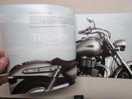 Triumph 2009 cruisers motorcycles / moottoripyörät - myyntiesite / sales brochure