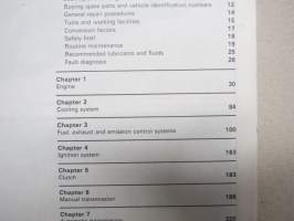 Ford Escort (petrol) sept 1980 to 1987 1117cc, 1296 cc, 1297 cc, 1392 cc, 1597 cc Haynes Owner´s Workshop Manual korjausohjekirja englanniksi