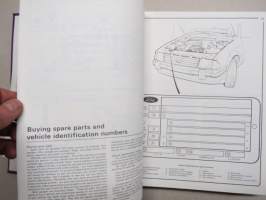 Ford Escort (petrol) sept 1980 to 1987 1117cc, 1296 cc, 1297 cc, 1392 cc, 1597 cc Haynes Owner´s Workshop Manual korjausohjekirja englanniksi