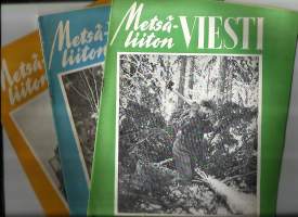 Metsäliiton Viesti 1950 nr 1, 2-3ja ja 4  yht 3 lehteä