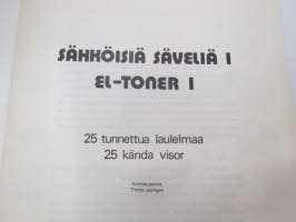 Sähköisiä säveliä I El-toner I - 25 tunnettua laulelmaa 25 kända visor
