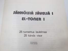 Sähköisiä säveliä I El-toner I - 25 tunnettua laulelmaa 25 kända visor