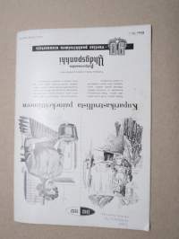 Eeva 1952 nr 2 kansikuva Seija Ilomäki, balettitanssijatar, Miten balettityttö elää?, Tuhkimo-satu nykyaikaisena todellisuutena, Andalusian öitä, ym.