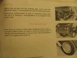 Fiat Ritmo Comfort åm. 1983 instruktionsbok owner´s manual 