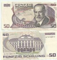 Itävalta 50 Schilling 1986 - seteli
