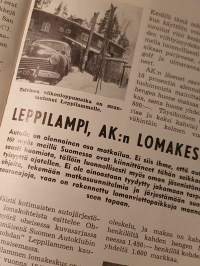 ESSO - Ohjauspyörä numero 1/1959.  ESSO-huoltoasemien asiakaslehti.