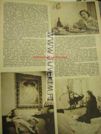 Elokuva-Aitta 1953 nr 8, kansikuva Donald Sinden ja Virginia McKenna,  Kyllikki Forsell, Ingmar Bergman: filmi on kappale itseäni ja elämääni