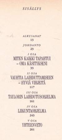 Elizabethin kirja, 1988. 1.p. Lihomisesta. laihtumisesta, minäkuvasta ja itsetunnosta