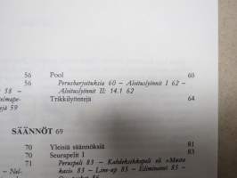 Biljardi -Ensimmäinen Suomalainen biljardikäsikirja, Historia - välineet - tekniikka - säännöt