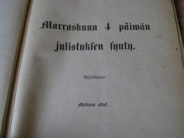 xx  rautatieläisille.vakavia sanoja .lähinnä viipurin tapausten johdosta.