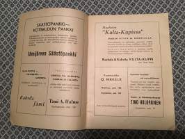 Kansalliset JÄMIN KISAT II 22-23.3 1952