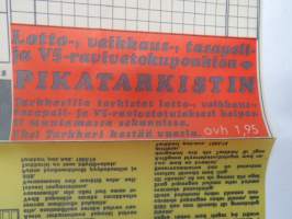 Tarkkari - Lotto-, veikkaus-, tasapeli- ja V5-ravivetokuponkien pikatarkistin
